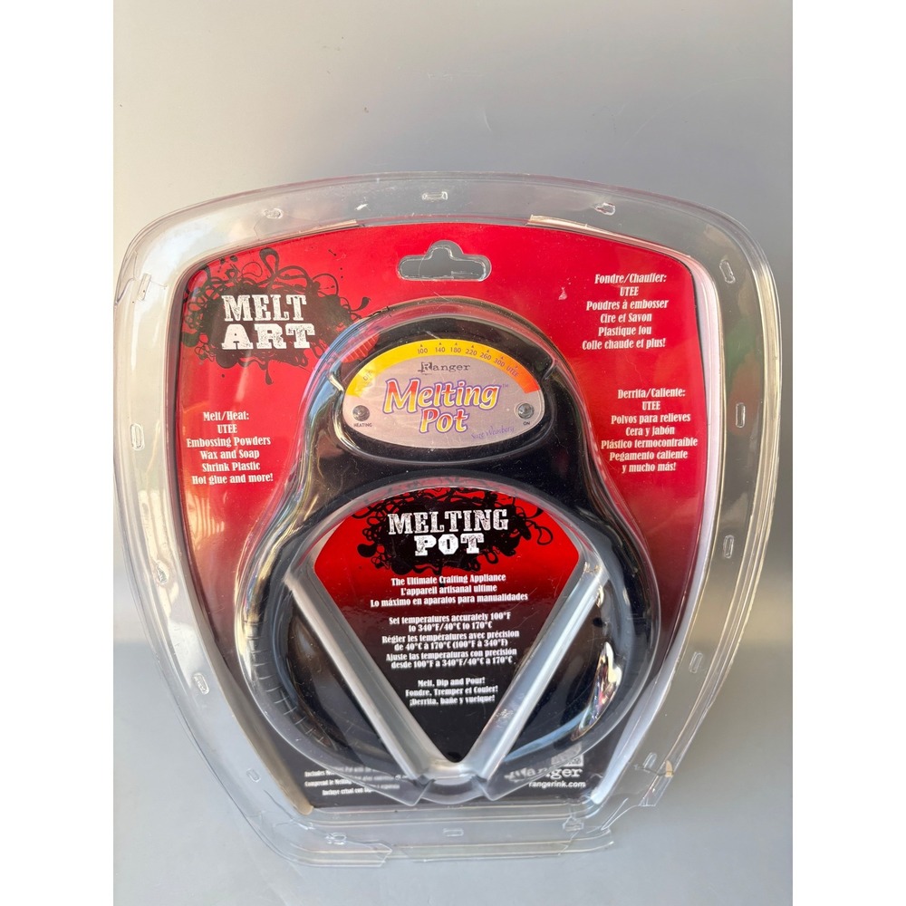Ranger Melt Art Melting Pot Suze Weinberg Crafting Appliance New Adjustable Temp
